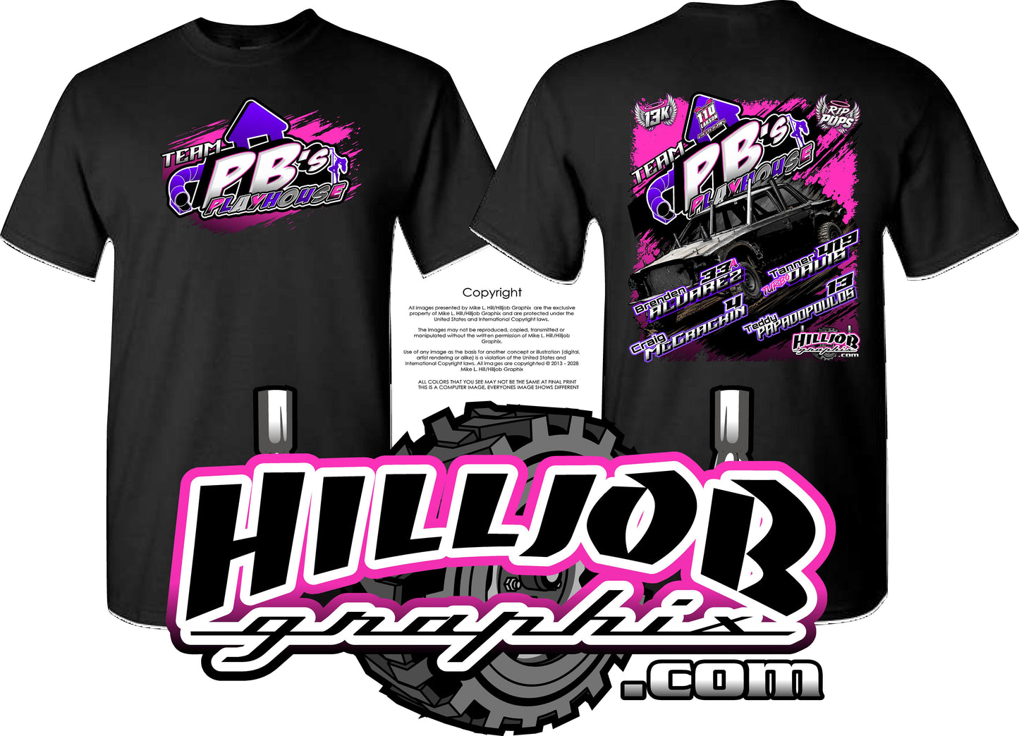 #409 Team PB's Playhouse T-shirt