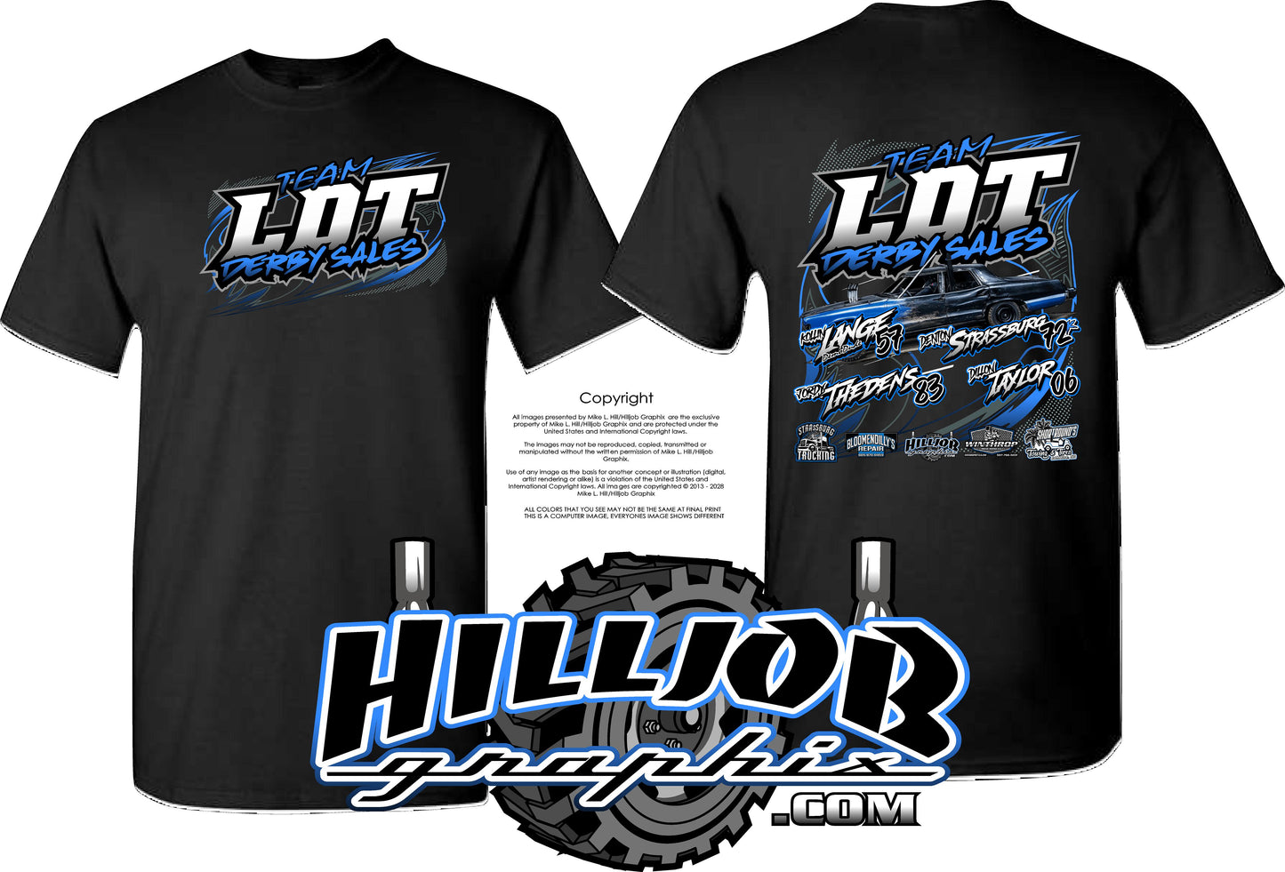 #398 Team LDT Derby Sales T-shirt