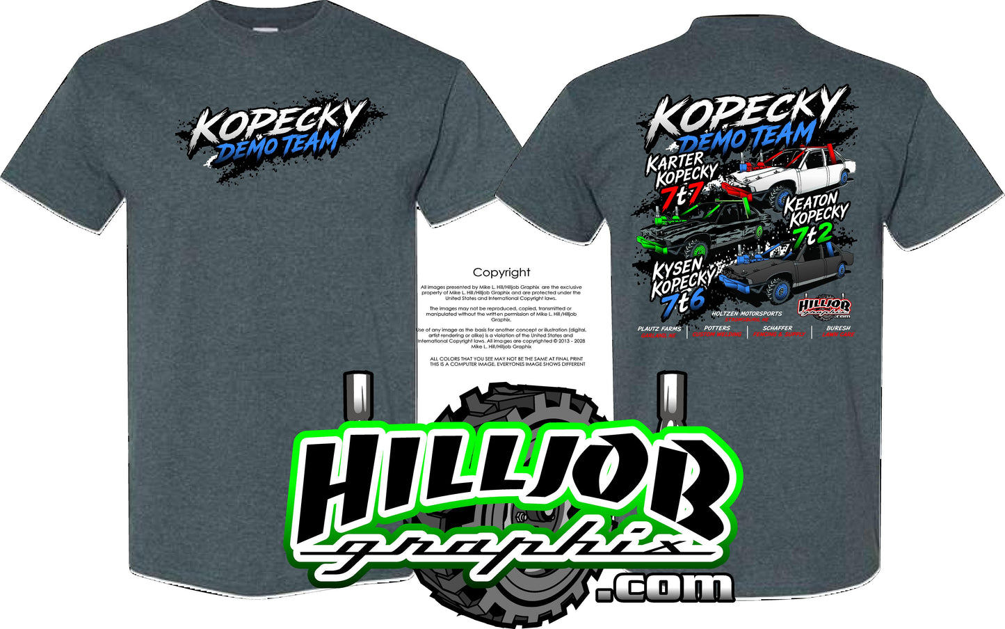 #384 Kopecky Demo Team T-shirt
