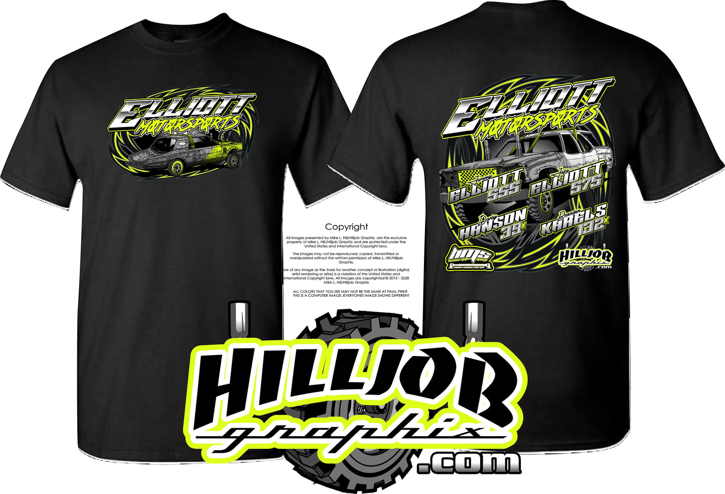 #356 Team ELLIOTT MOTORSPORTS  T-shirt