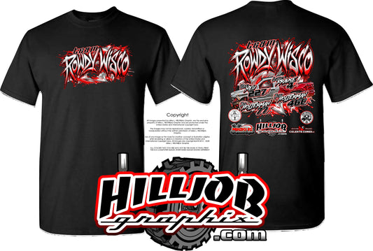#434 Team Rowdy Wisco T-shirt