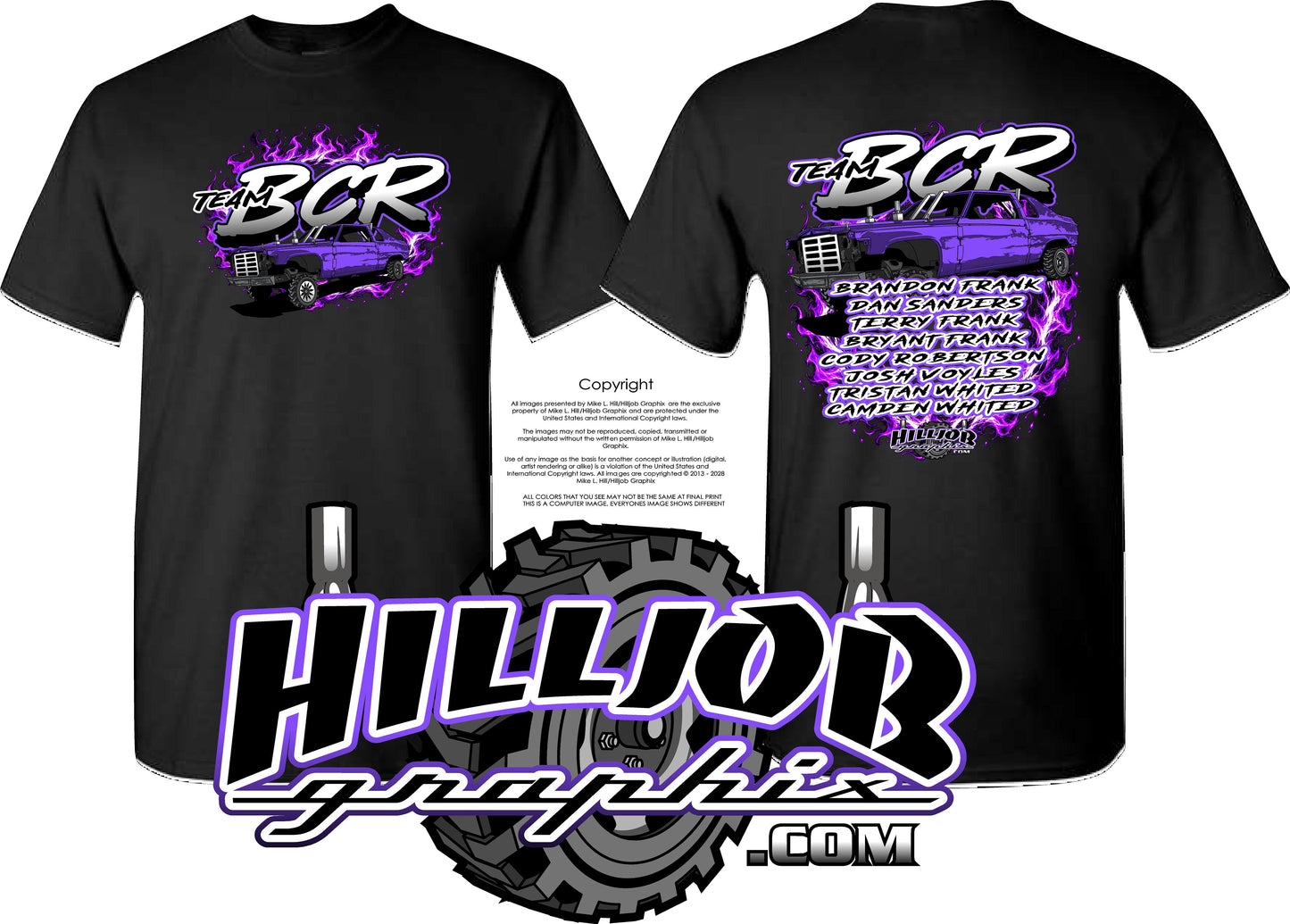 #418 Team BCR T-shirt
