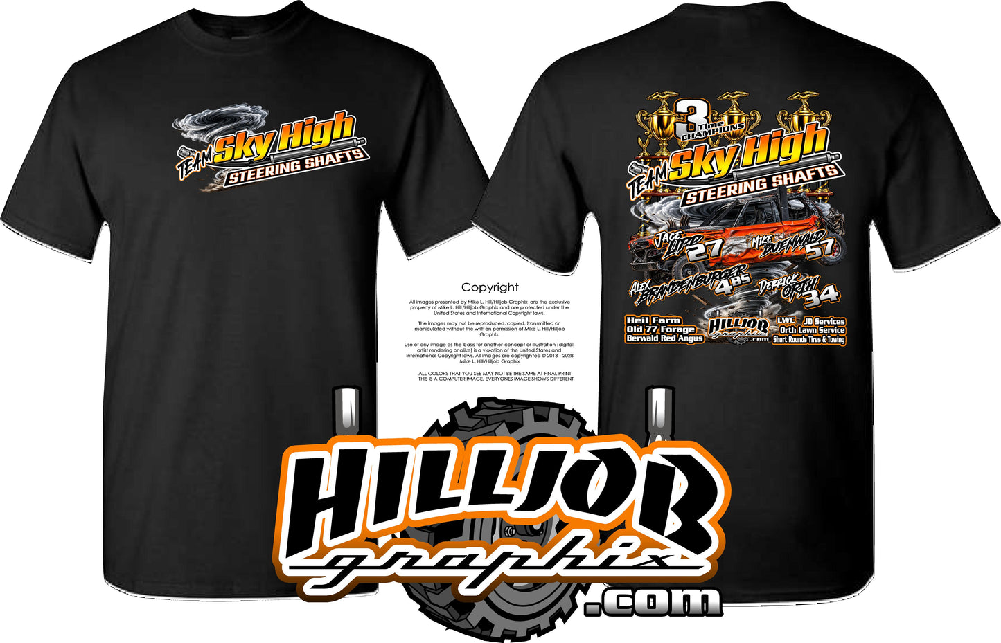 #416 Team Sky High T-shirt