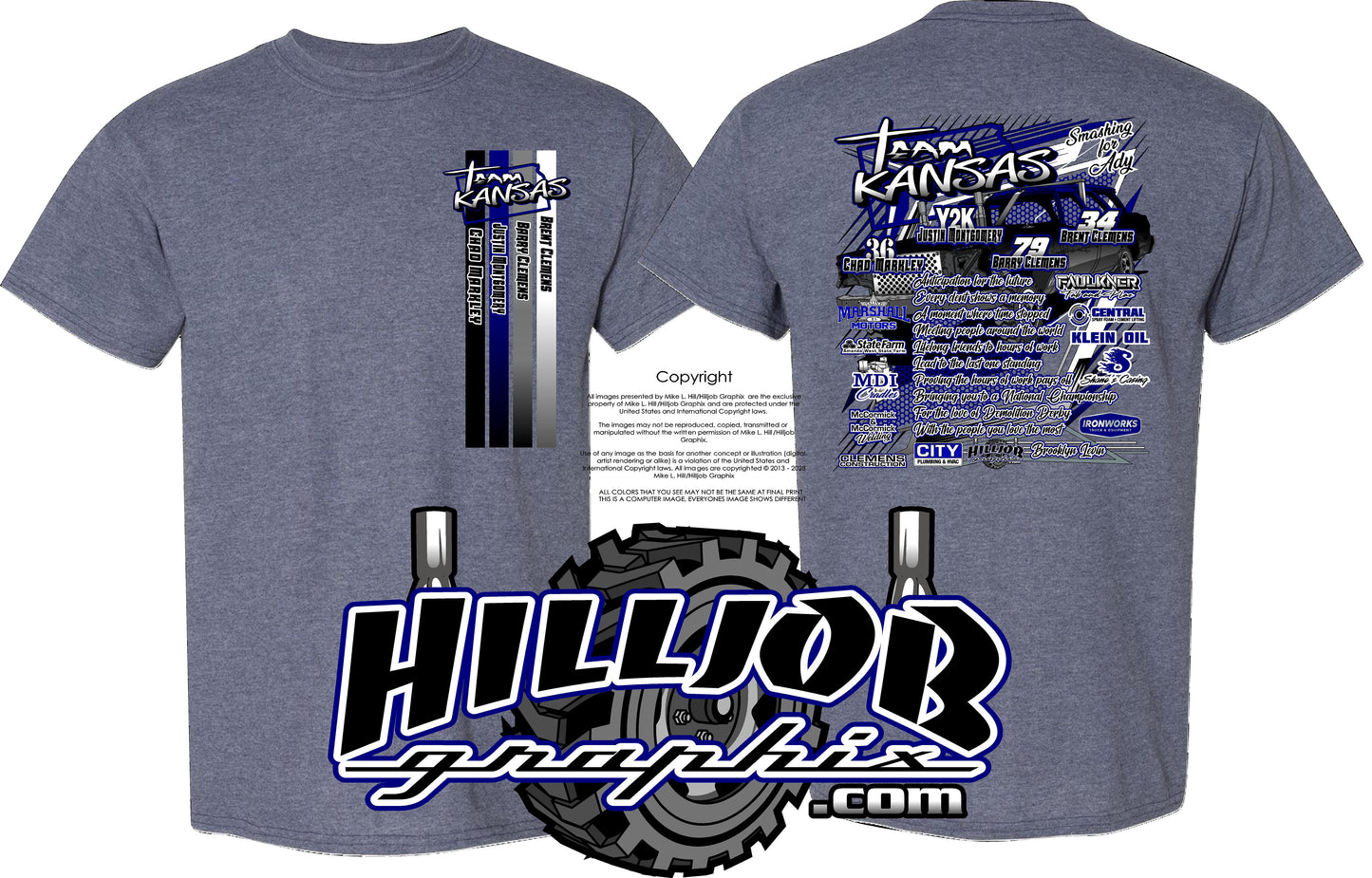 #301 Team Kansas T-shirt