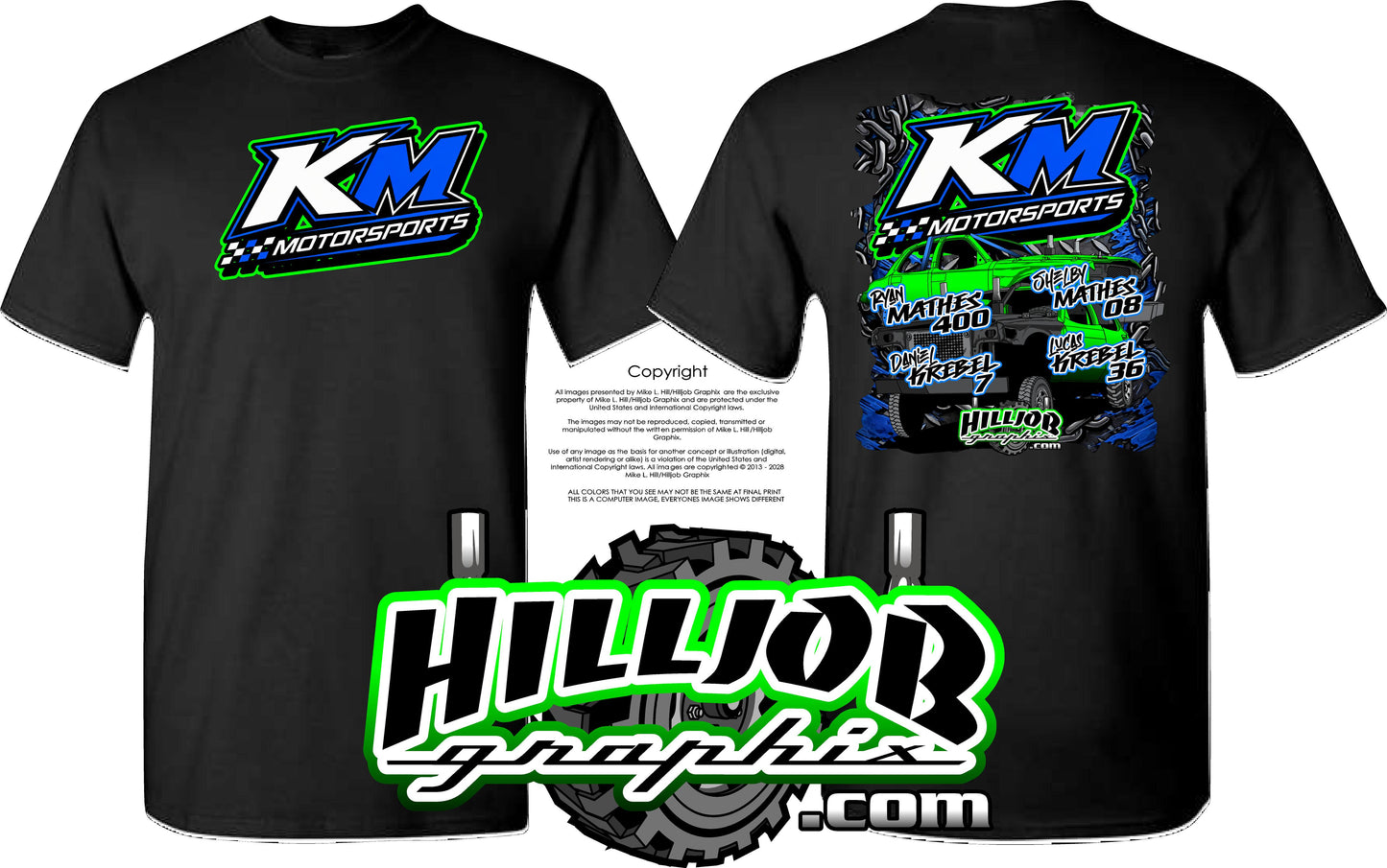#380 KM Motorsports T-shirt