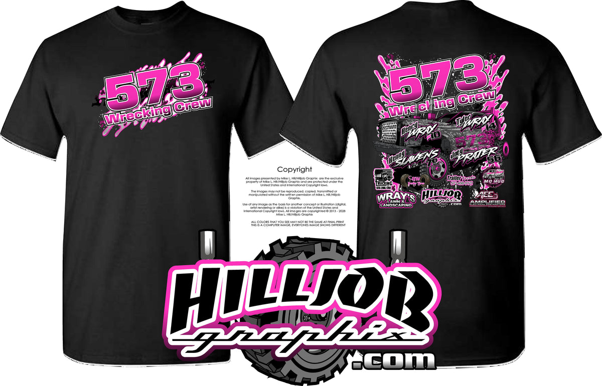 #431 Team 573 Wrecking Crew T-shirt