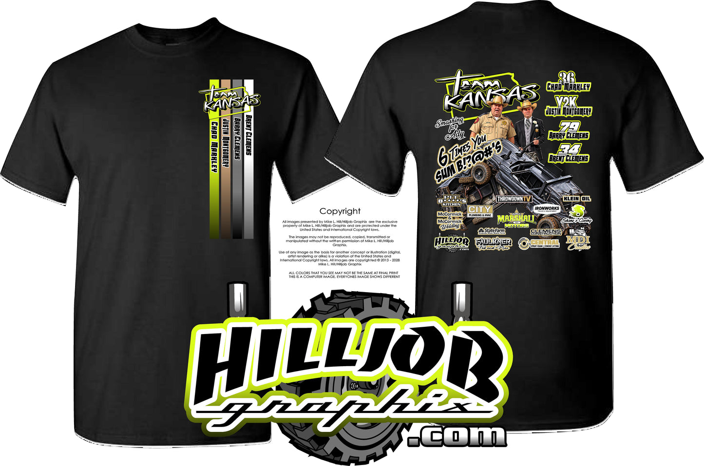 #423 Team Kansas T-shirt
