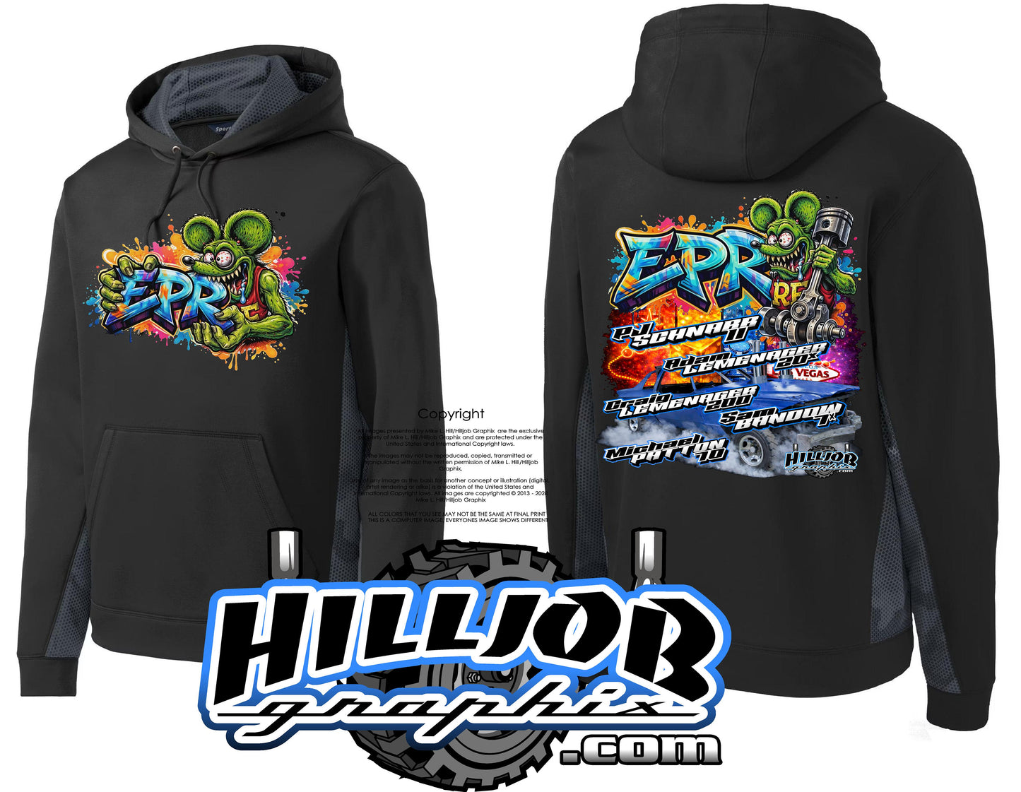 #332 Team EPR Sport Tek Hoodie