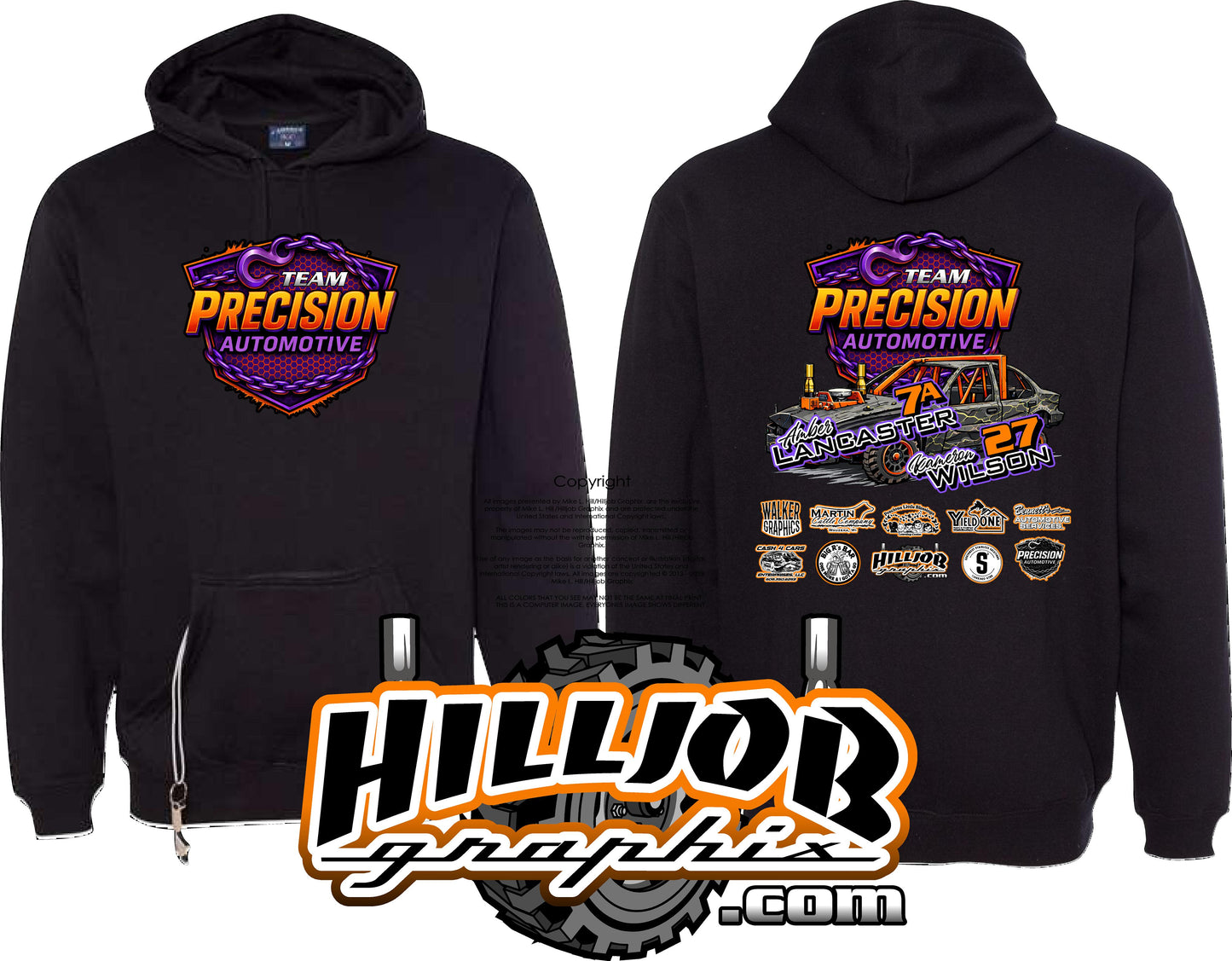 #347 Team Precision Automotive Tailgate Hoodie