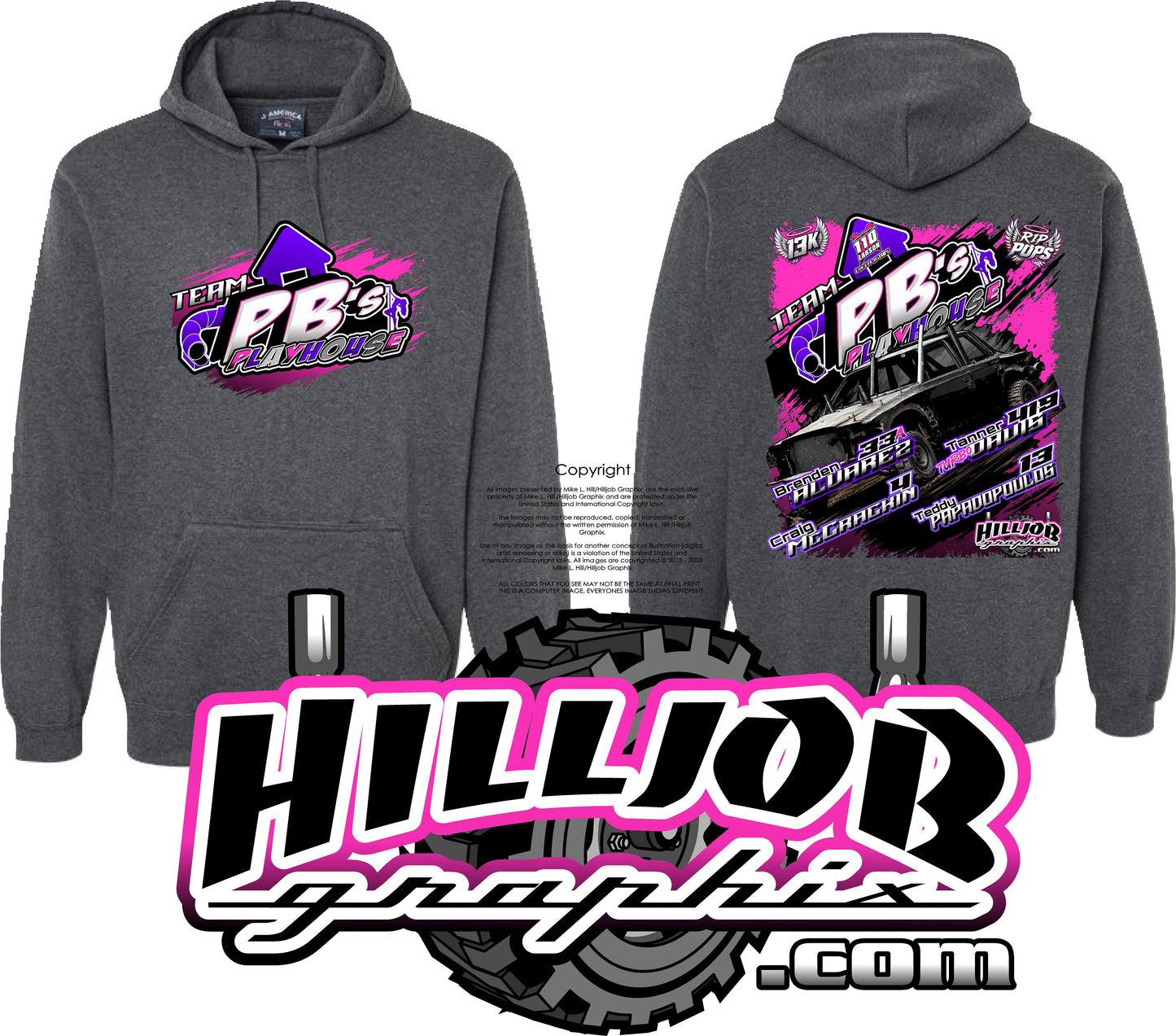#409 Team PB's Playhouse Tailgate Hoodie