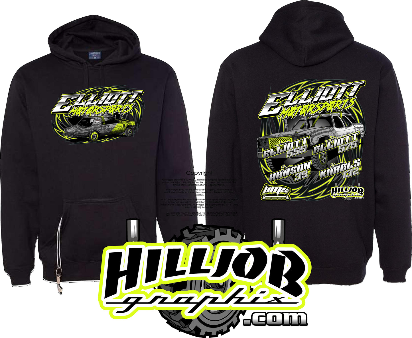 #356 Team ELLIOTT MOTORSPORTS  Tailgate Hoodie