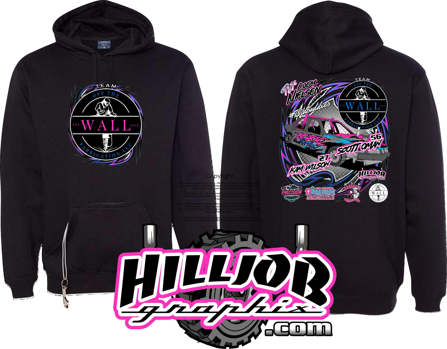 #382 Team Off the Wall Tailgate Hoodie