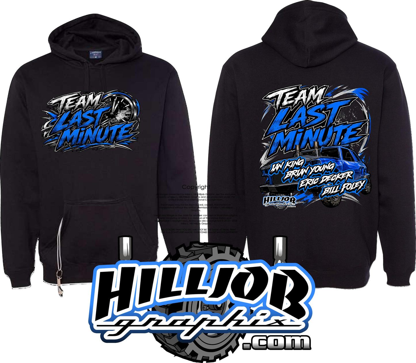 #412 Team Last Minute Tailgate Hoodie