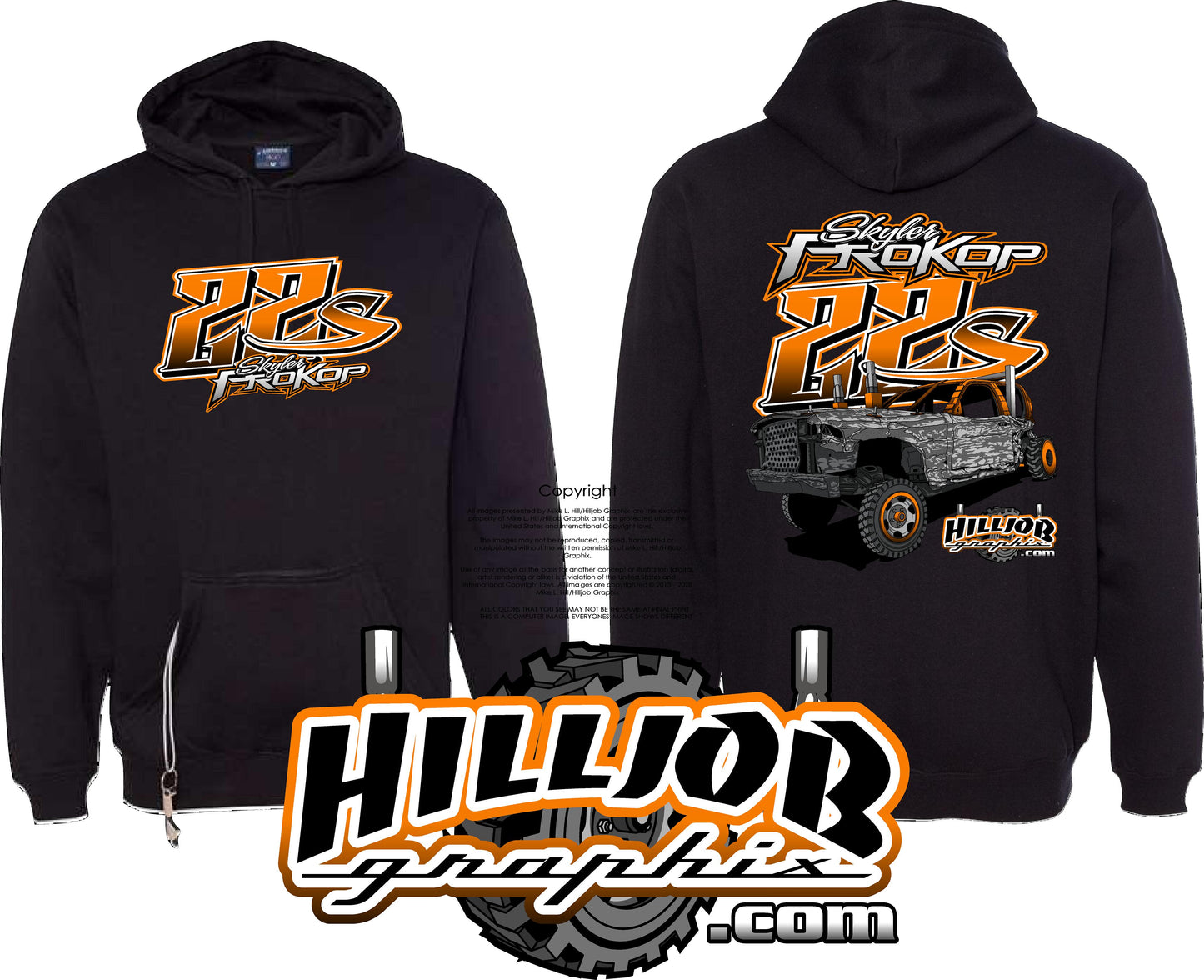 #350 Skyler Prokop Tailgate Hoodie