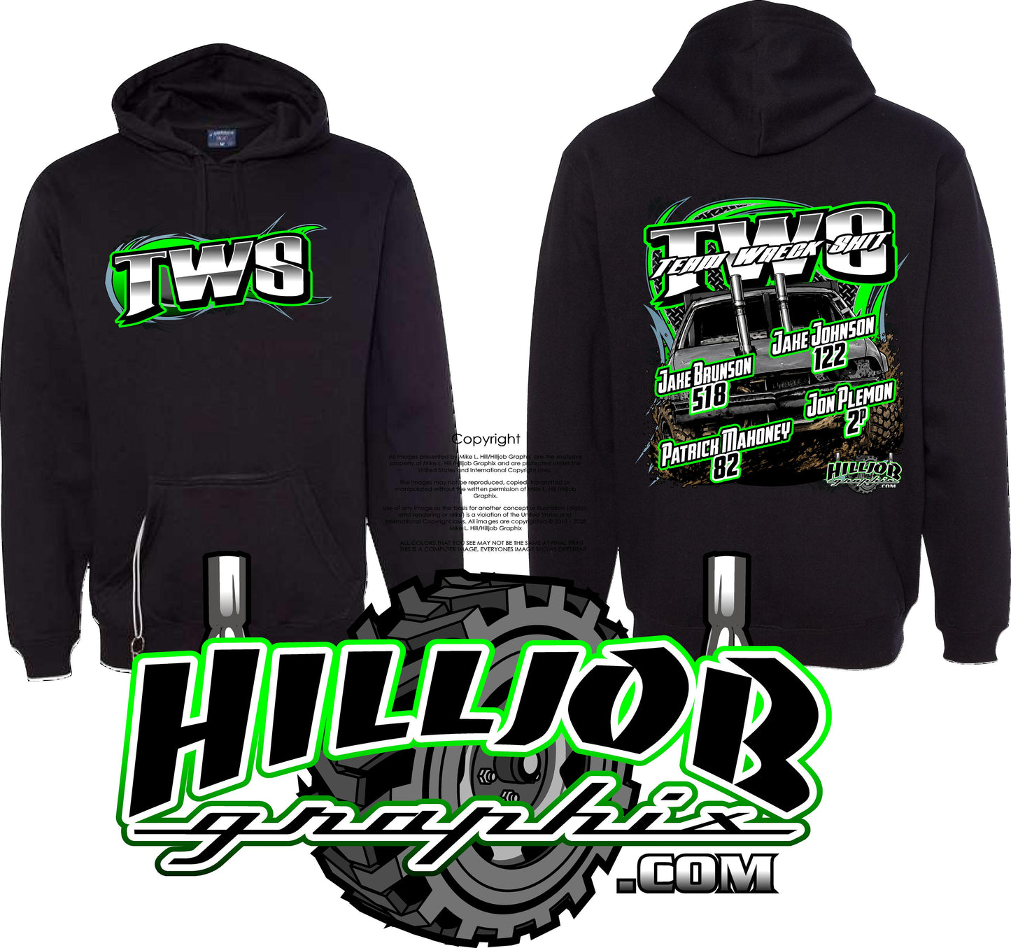 #425 Team TWS Tailgate Hoodie