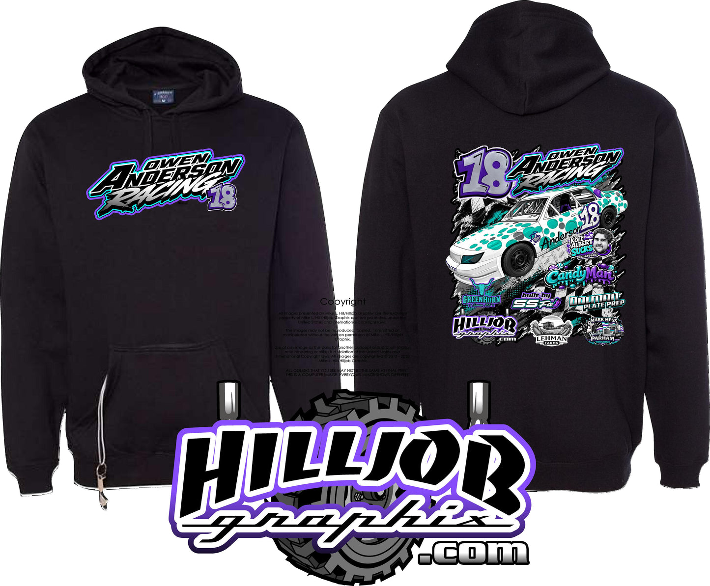 #383 Owen Anderson Tailgate Hoodie