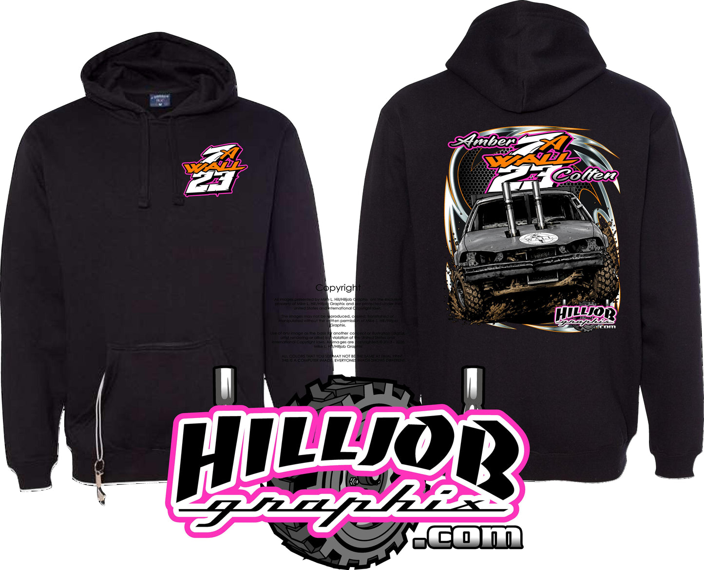 #403 Amber and Colten Wall Tailgate Hoodie