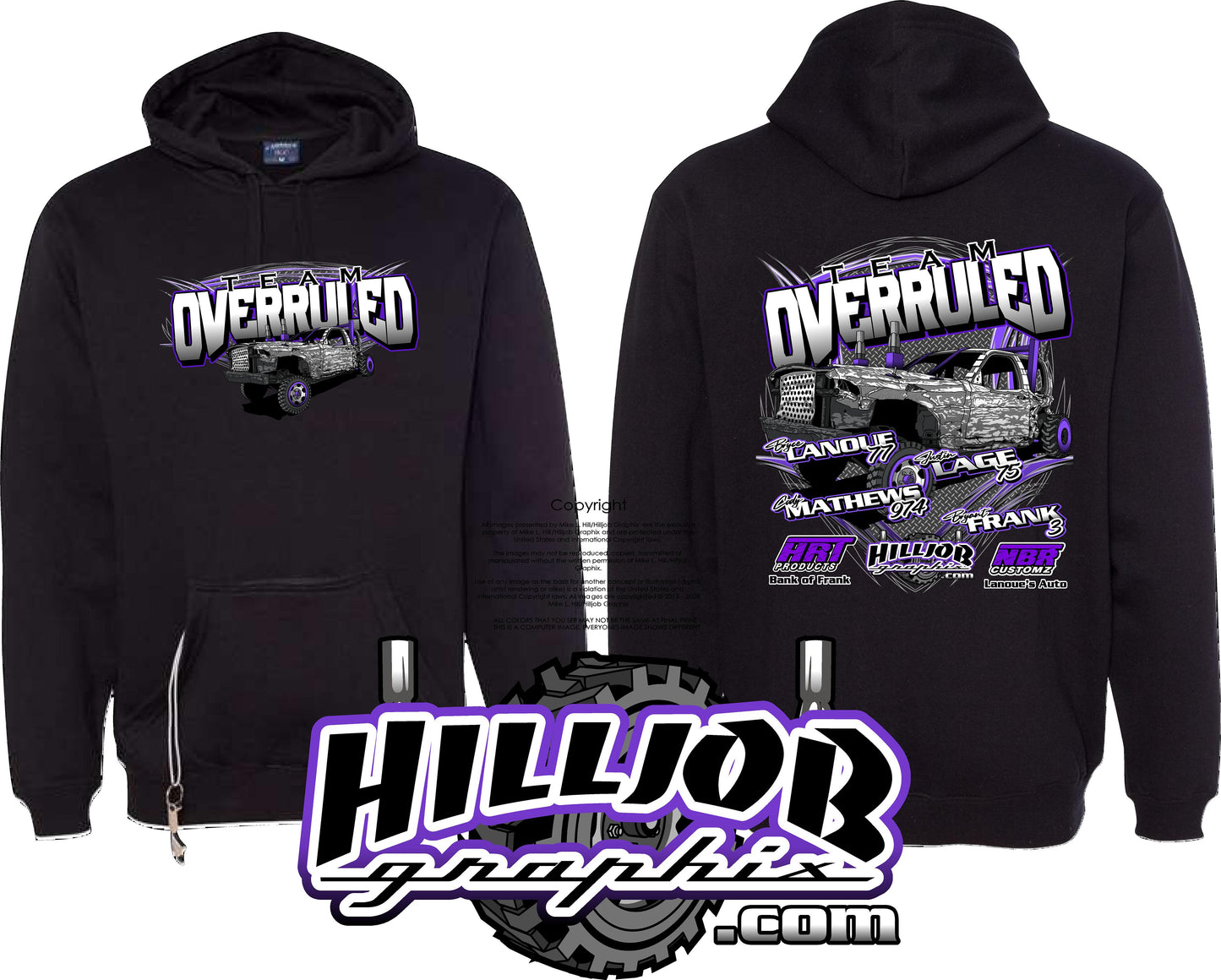#404 Team Overruled Tailgate Hoodie