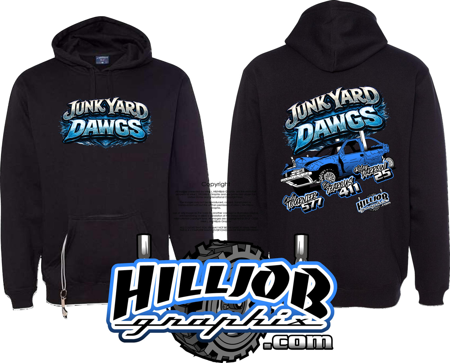 #364 Team Junkyard Dawgs Tailgate Hoodie