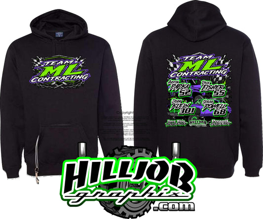 #406 Team ML Contracting Tailgate Hoodie
