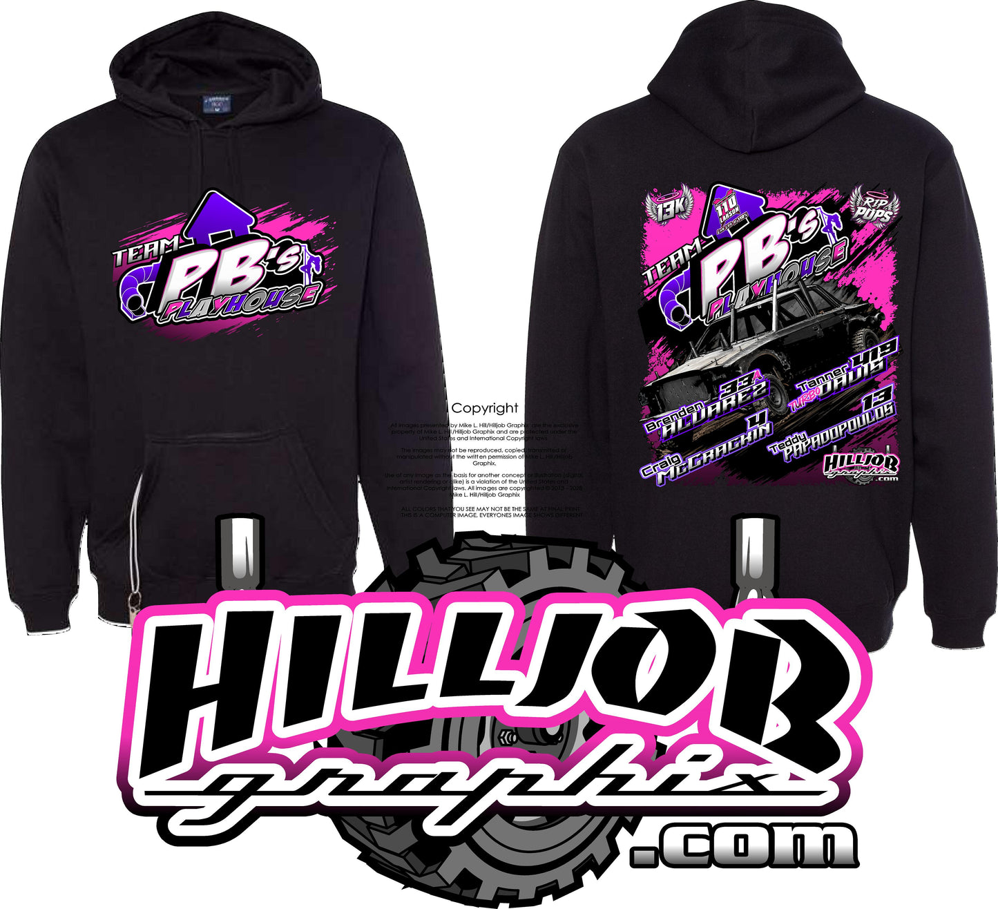 #409 Team PB's Playhouse Tailgate Hoodie