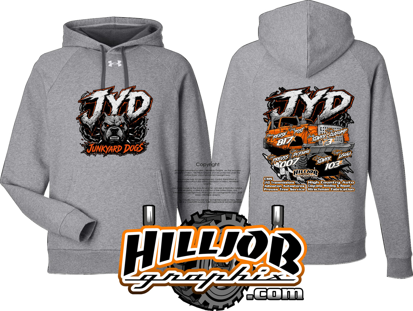 #395 Team JYD Under Armour Hoodie