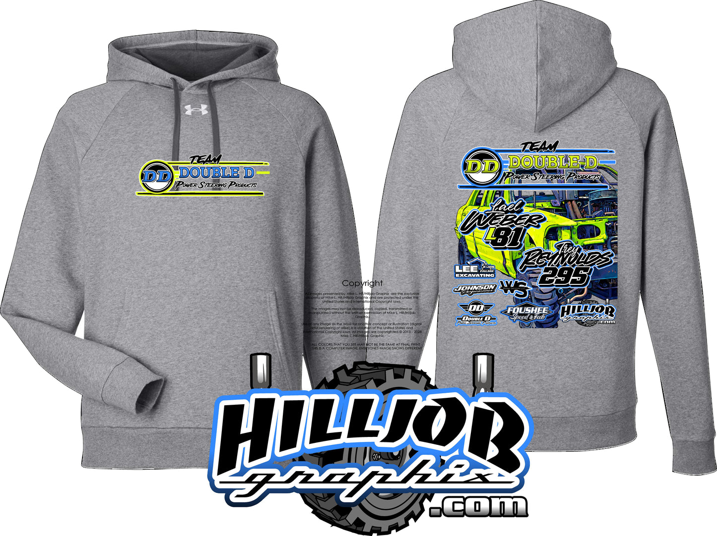 #351 Team Double D Under Armour Hoodie