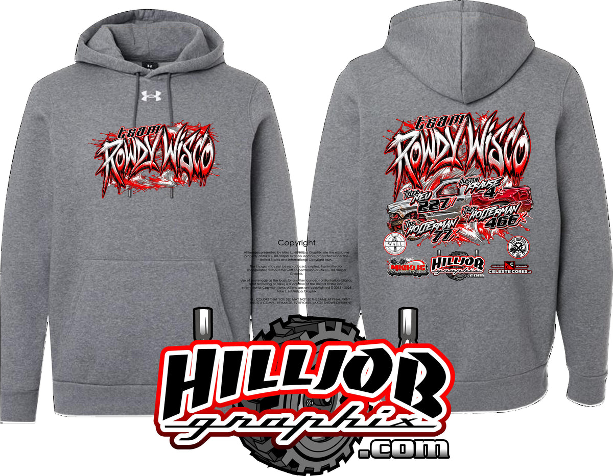 #434 Team Rowdy Wisco Under Armour Hoodie