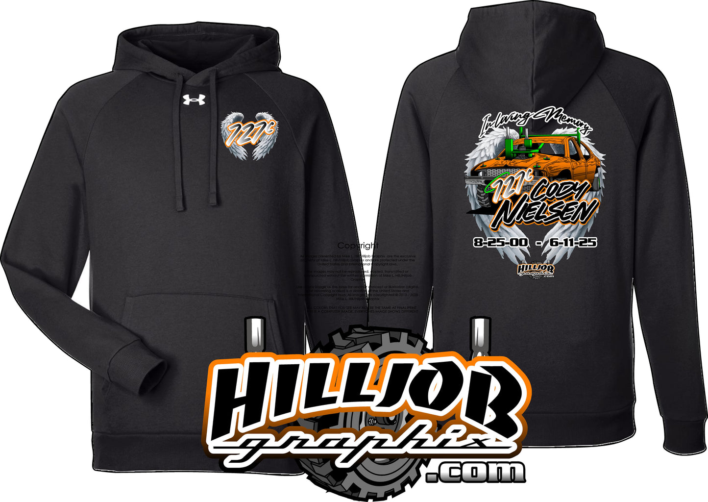 #389 Shyan Bennett Cody Tribute Under Armour Hoodie