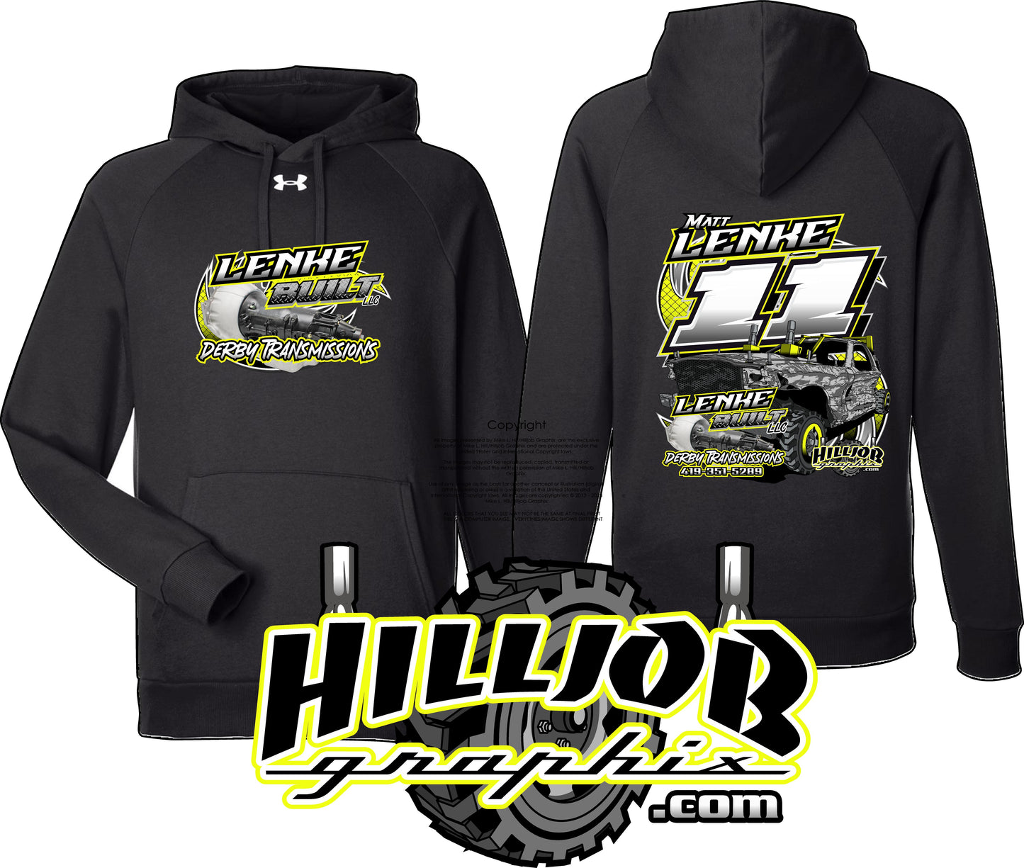 #410 Lenke Built Under Armour Hoodie