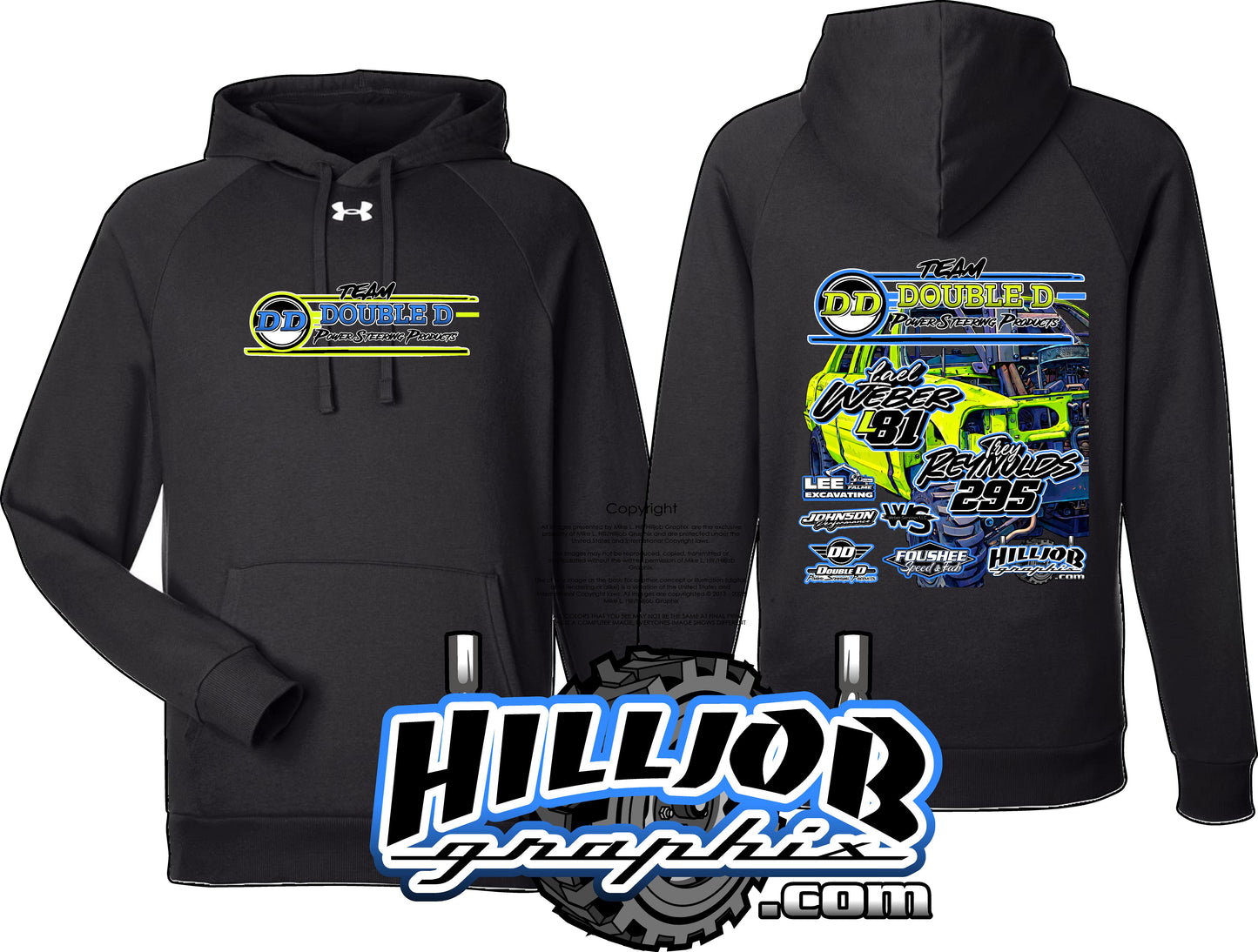 #351 Team Double D Under Armour Hoodie