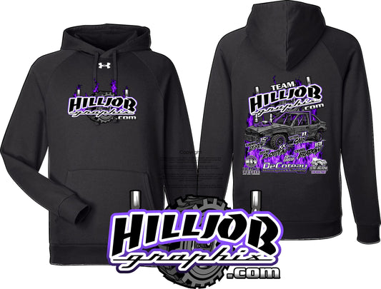 #385 Team Hilljob Graphix Gold Rush 26 Under Armour Hoodie