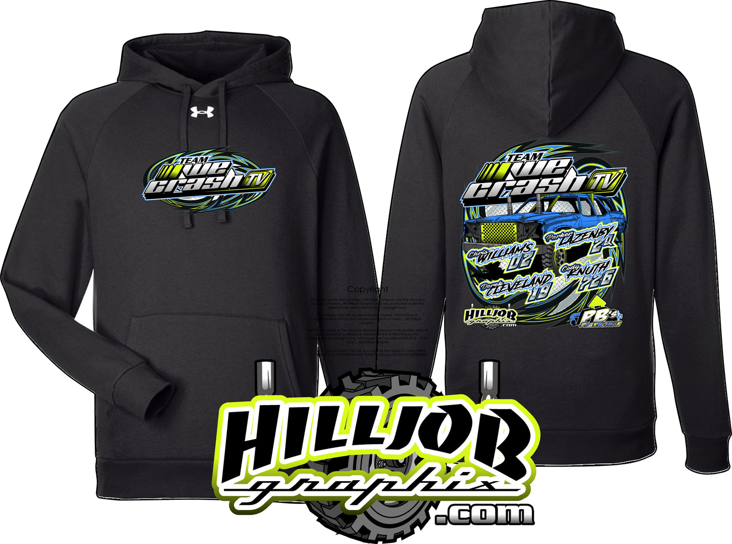 #316 Team Wecrash TV Under Armour Hoodie