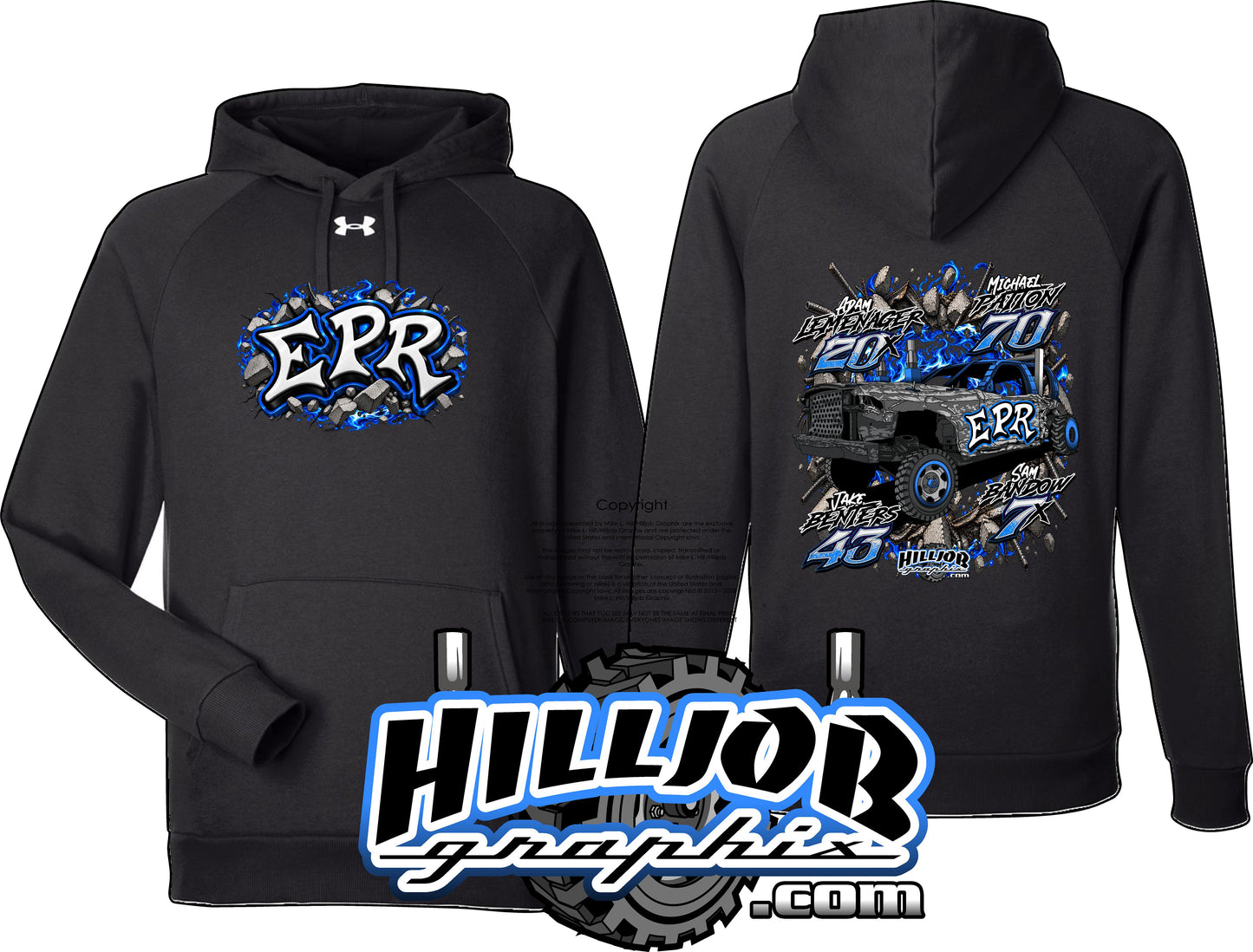 #428 Team EPR Under Armour Hoodie