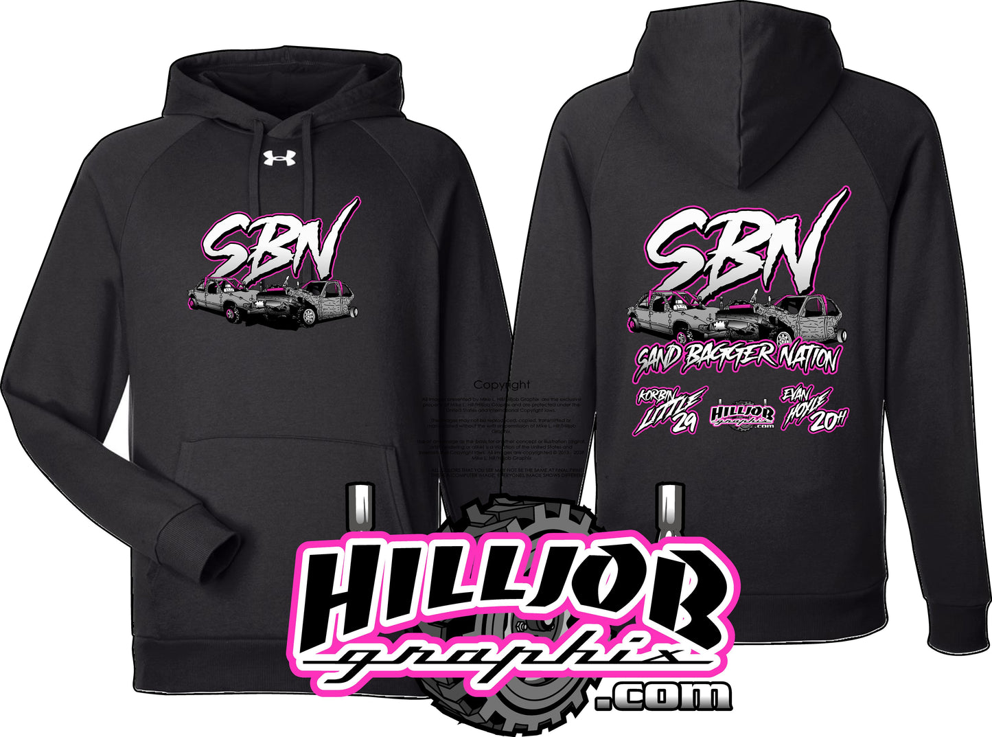 #396 Team Sandbagger Nation Under Armour Hoodie