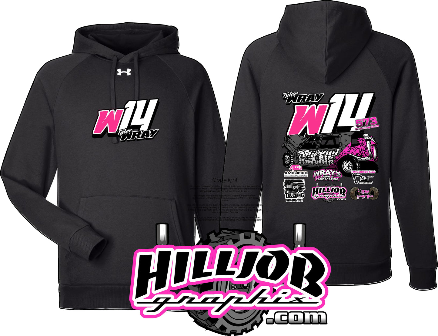 #386 Tyler Wray Under Armour Hoodie