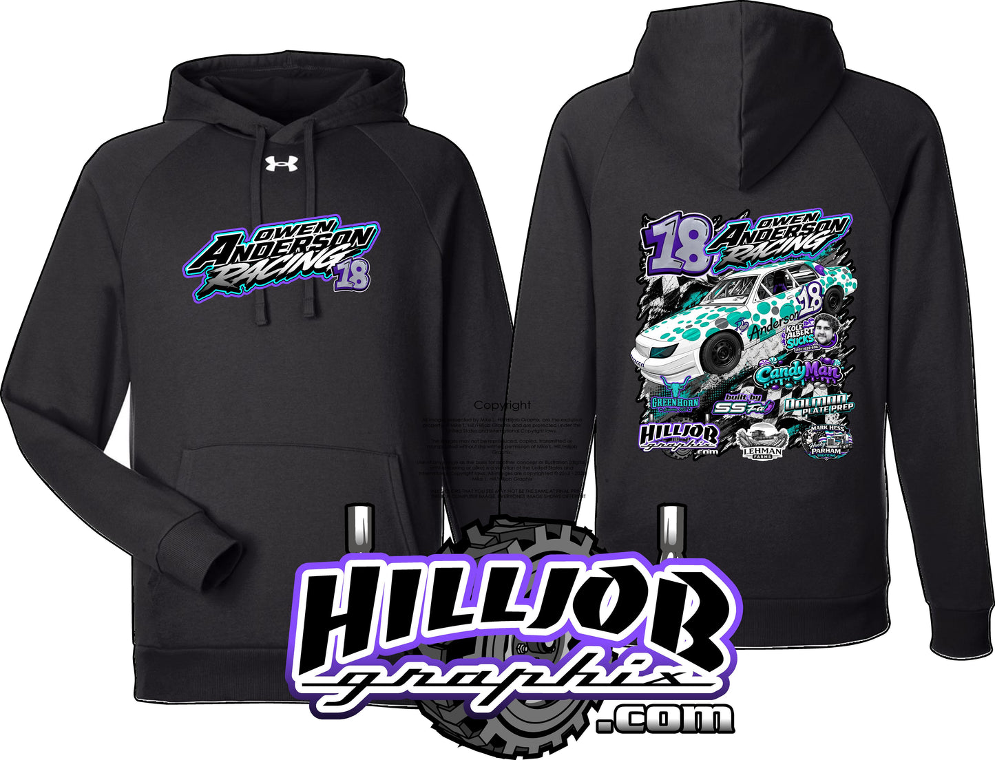 #383 Owen Anderson Under Armour Hoodie
