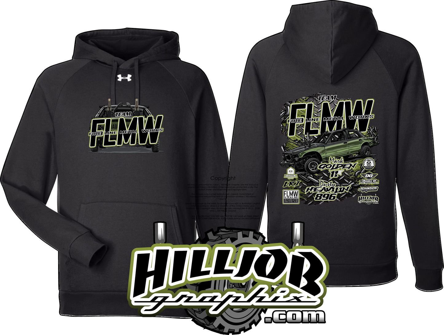 #344 Team FLMW Under Armour Hoodie