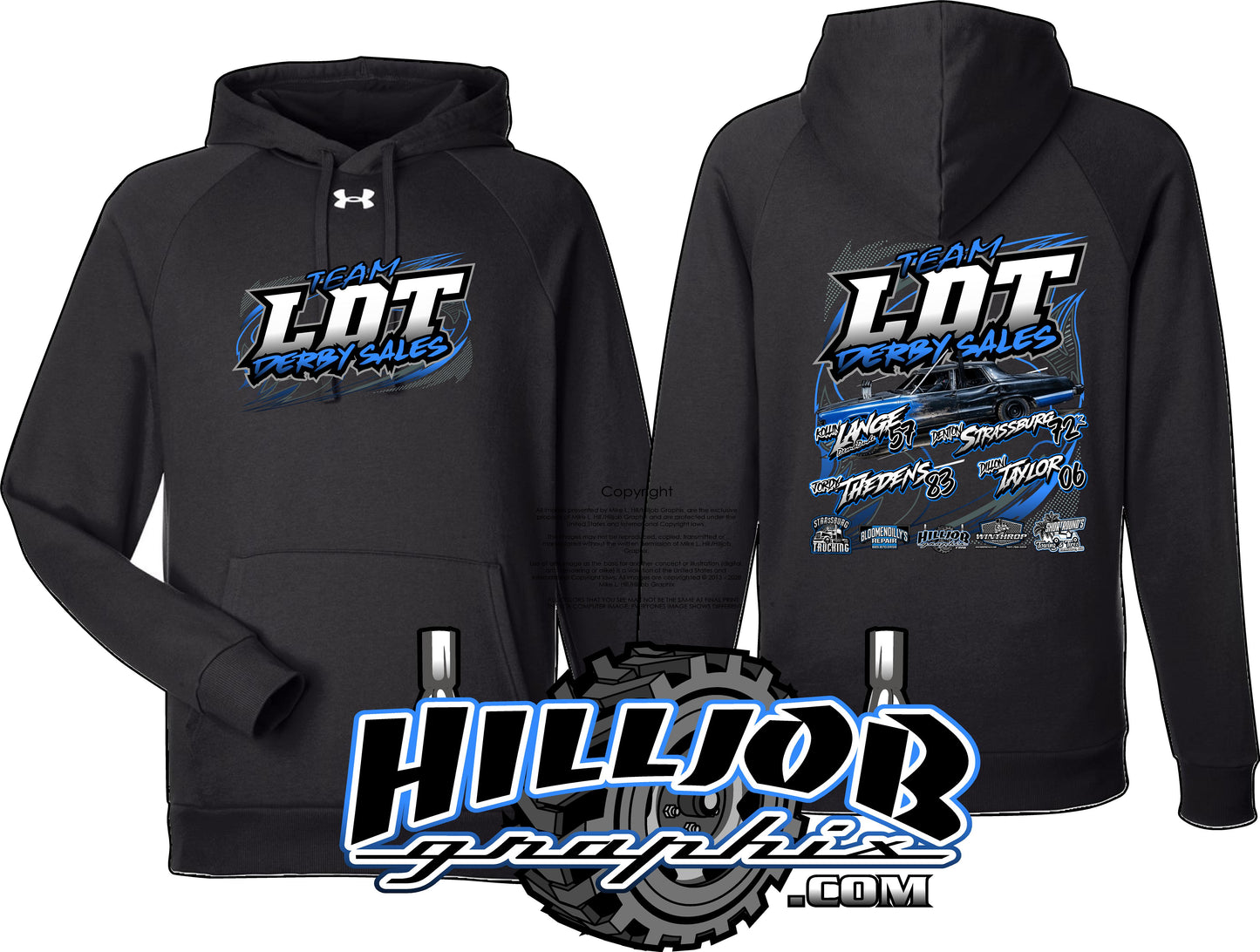 #398 Team LDT Derby Sales Under Armour Hoodie