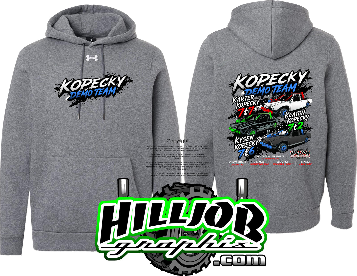 #384 Kopecky Demo Team Under Armour Hoodie