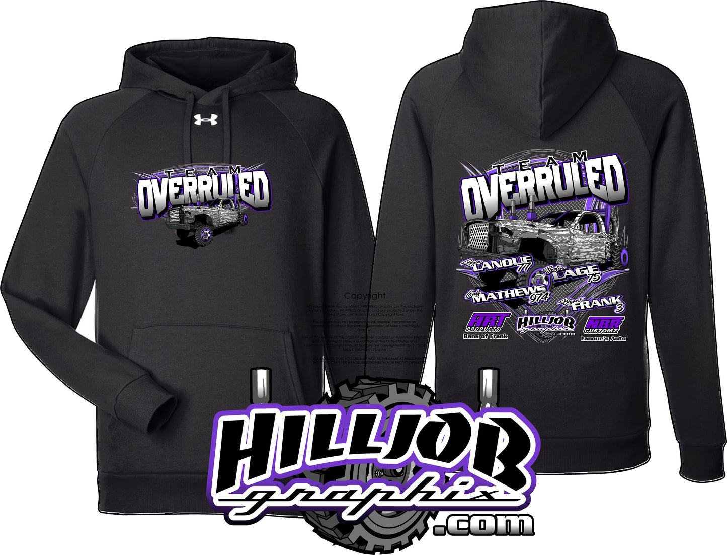 #404 Team Overruled Under Armour Hoodie