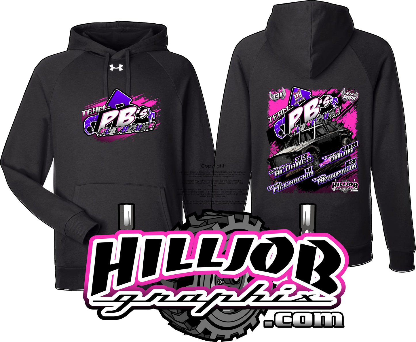 #409 Team PB's Playhouse Under Armour Hoodie