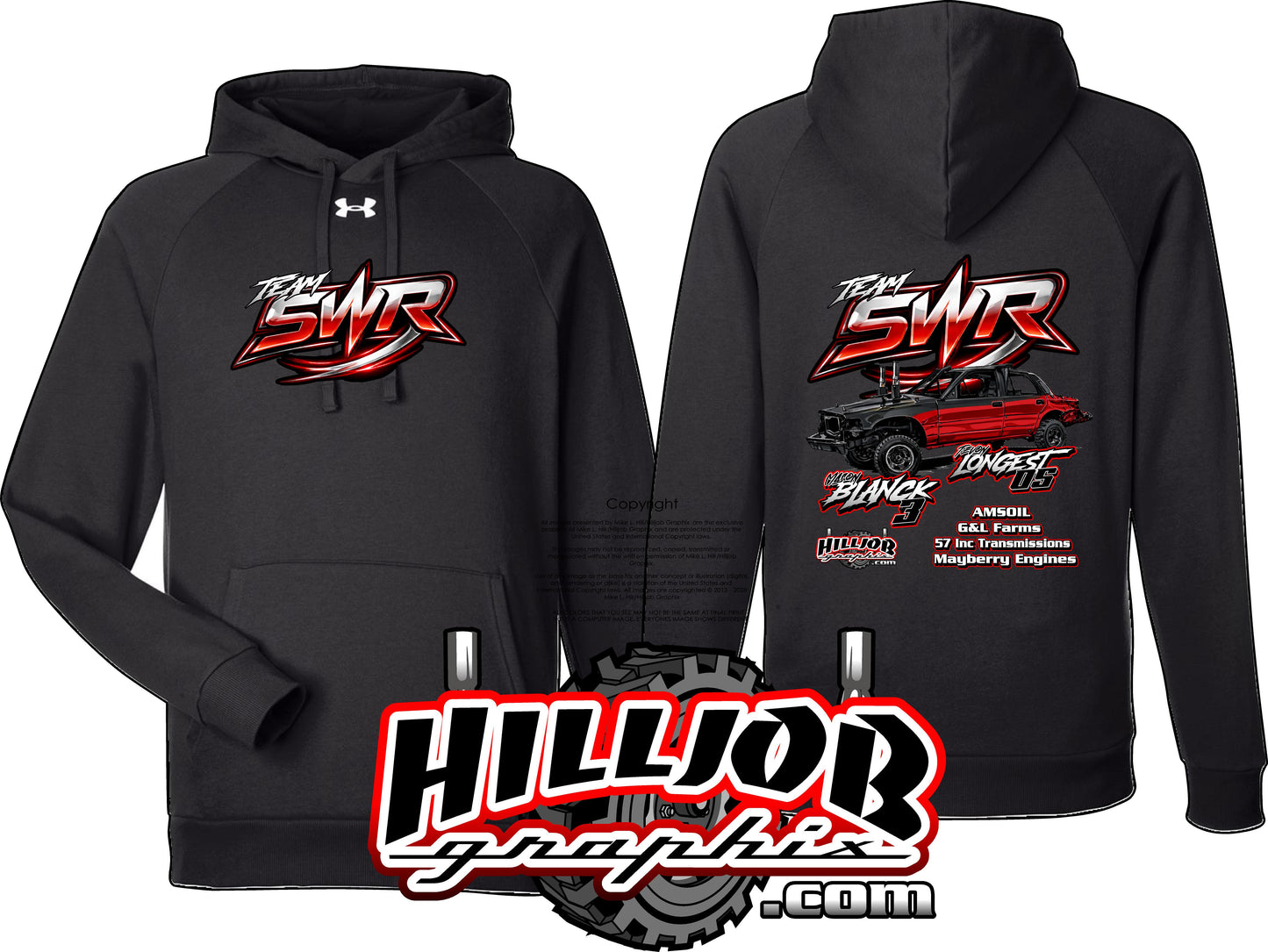 #354 Team SWR Under Armour Hoodie