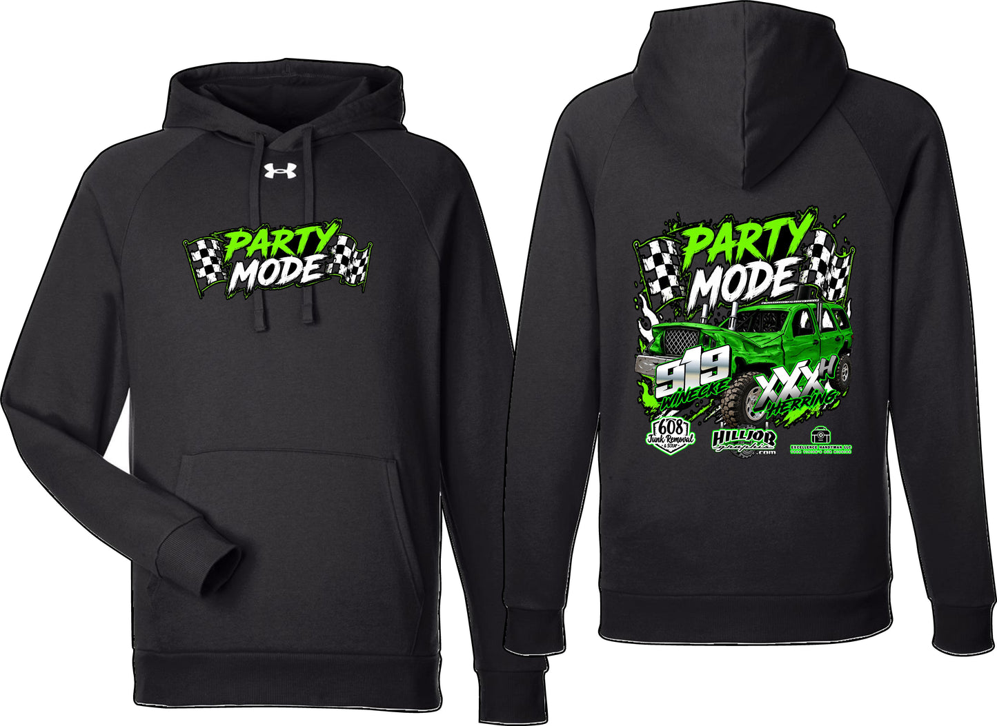 #393 Team Party Mode Under Armour Hoodie