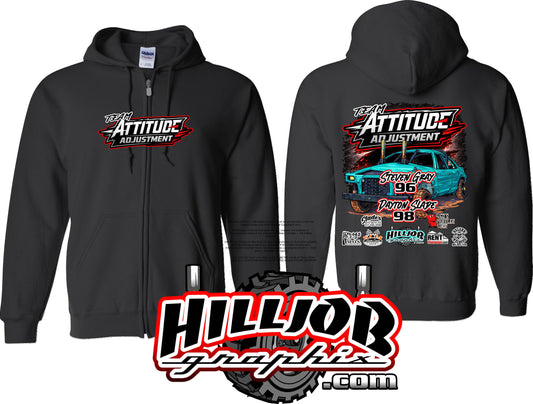 #342 Team Attitude Adjustment Zipped Hoodie