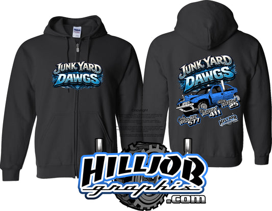 #364 Team Junkyard Dawgs Zipped Hoodie