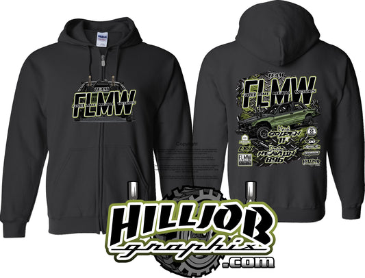 #344 Team FLMW Zipped Hoodie