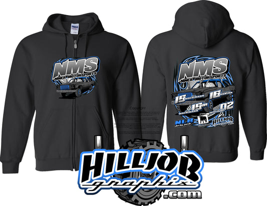 #343 Team NMS Carnage 2026 Zipped Hoodie