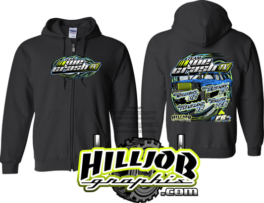 #316 Team WeCrash TV Zipped Hoodie
