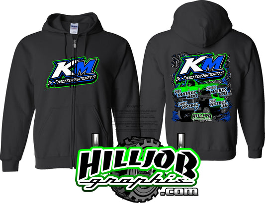#380 KM Motorsports Zipped Hoodie
